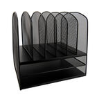 Organizador de Archivos Nextep Malla Metálica 6 Ranuras/Bandeja Doble.