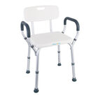 Silla para Ducha Antideslizante para Adultos Mayores Hasta 150 Kg, Neurolux, Color Blanco, 83912