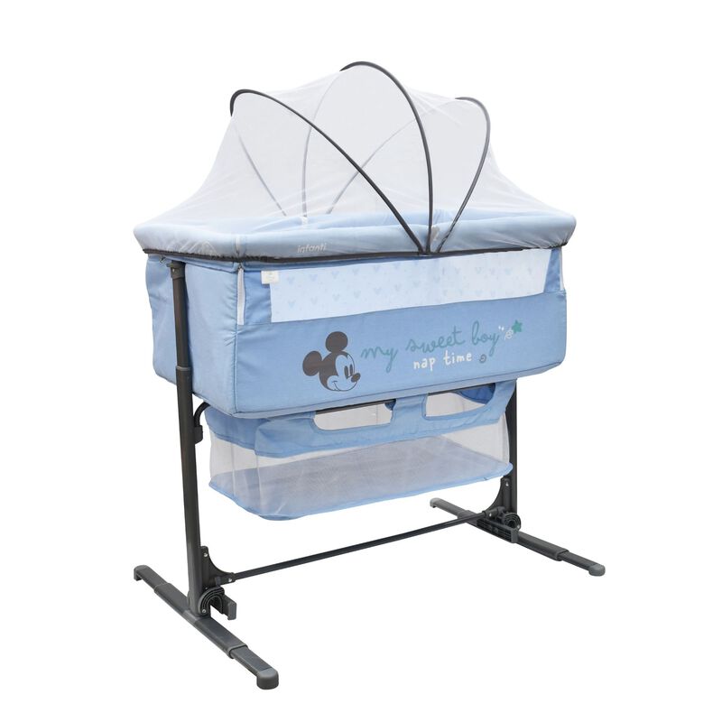 Cuna Colecho De Bebe Plegable Mosquitero Y Late... image number null