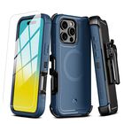 Funda Case MYBAT Maverick Mag clip para iPhone 16 PRO MAX - Azul con mica