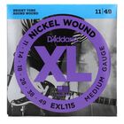 Cuerdas Guitarra Eléctrica Daddario 11-49 Exl115