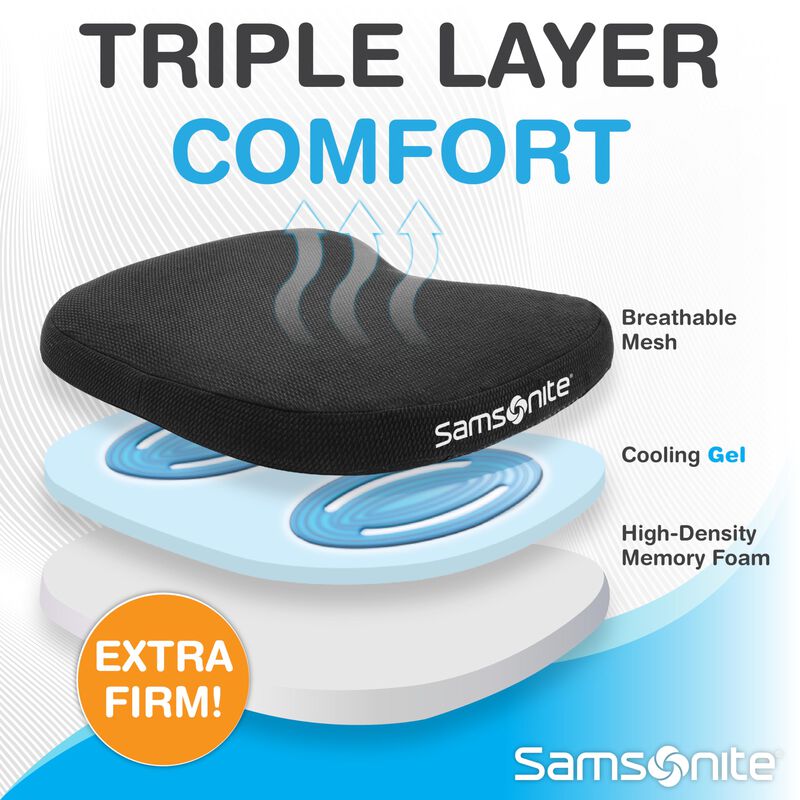 Coj&iacute;n De Asiento Samsonite 39 &times; 43 &times; 7 cm Gel R... image number null