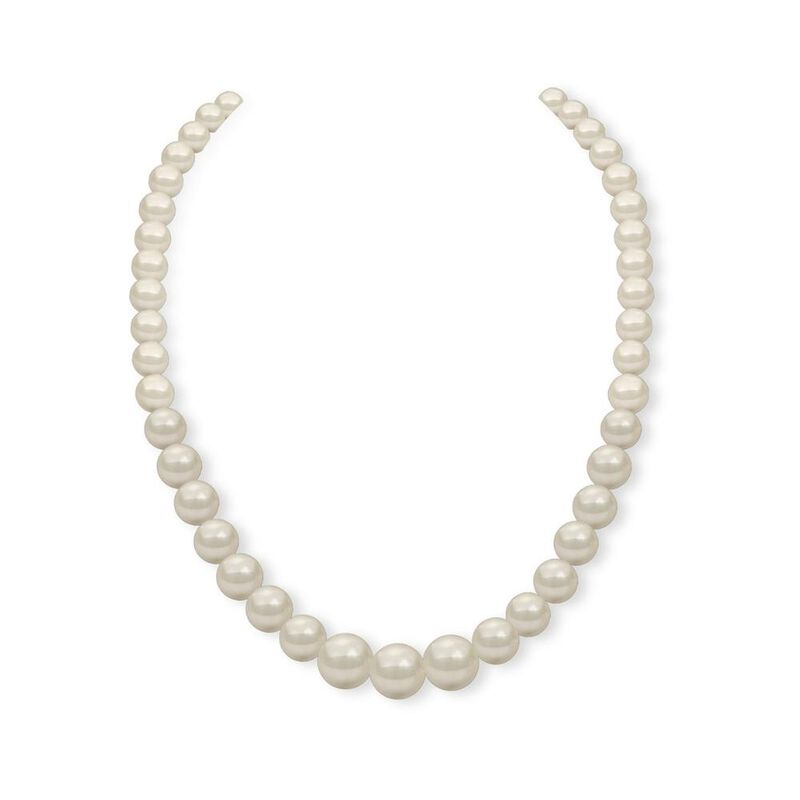 Collar Creciente Perlas de Cristal Zvezda Plata... image number null