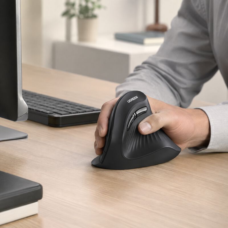 Mouse Vertical Inalambrico Bluetooth 2.4g 3 Equ... image number null