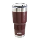Termo Acero 700 Ml Protector Deslizante Color Vino Wallis