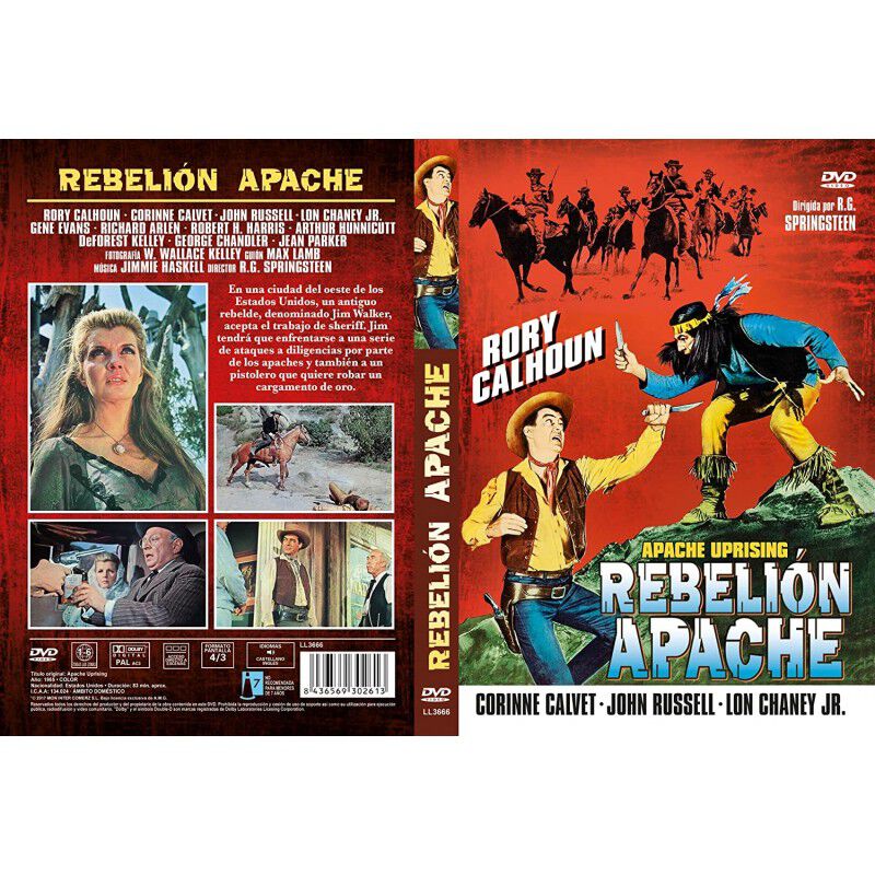 Rebeli&oacute;n Apache [dvd] (1965) Apache Uprising image number null