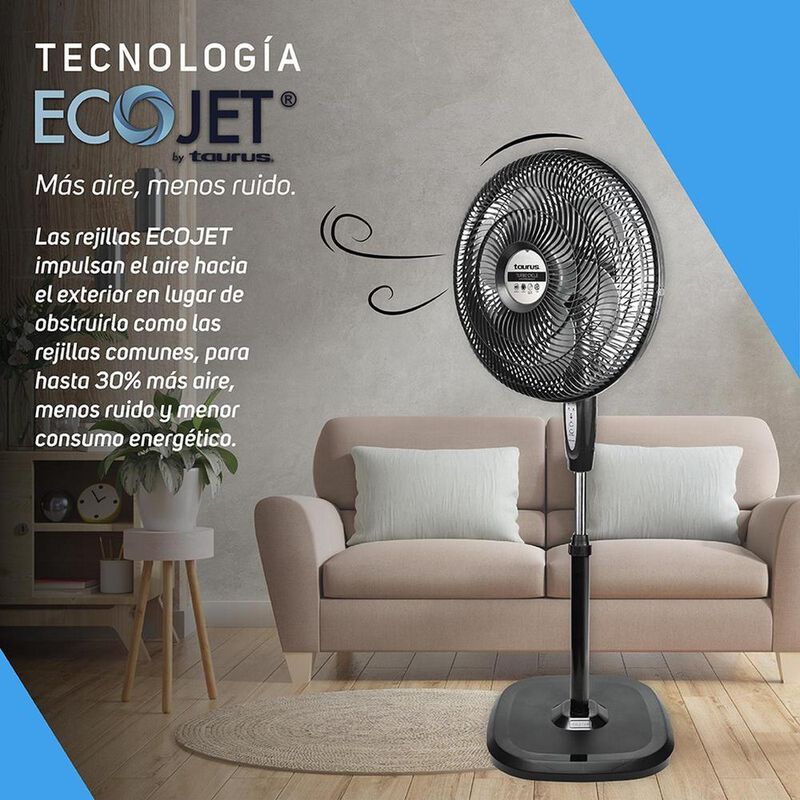 Ventilador De Pie Taurus Ecojet Turbo Cycle 18 ... image number null