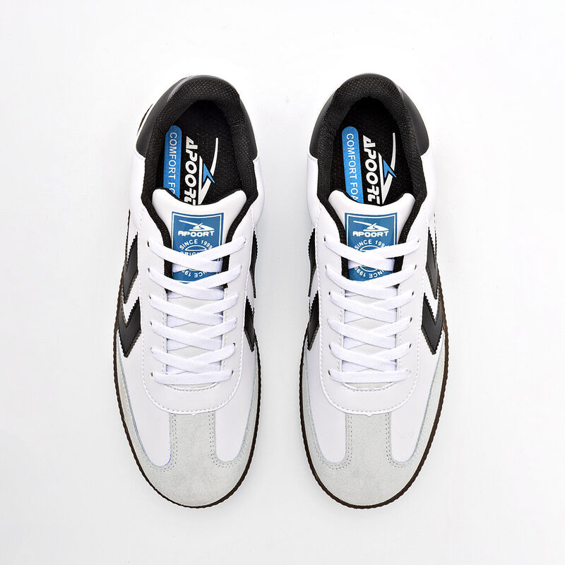 Apoort Tenis urbano para hombre blanco negro gr... image number null