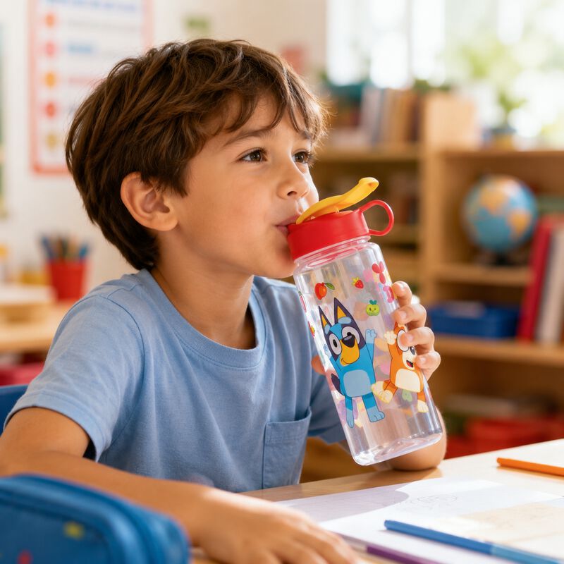 Botella Cilindro Infantil Bluey Personajes 800m... image number null
