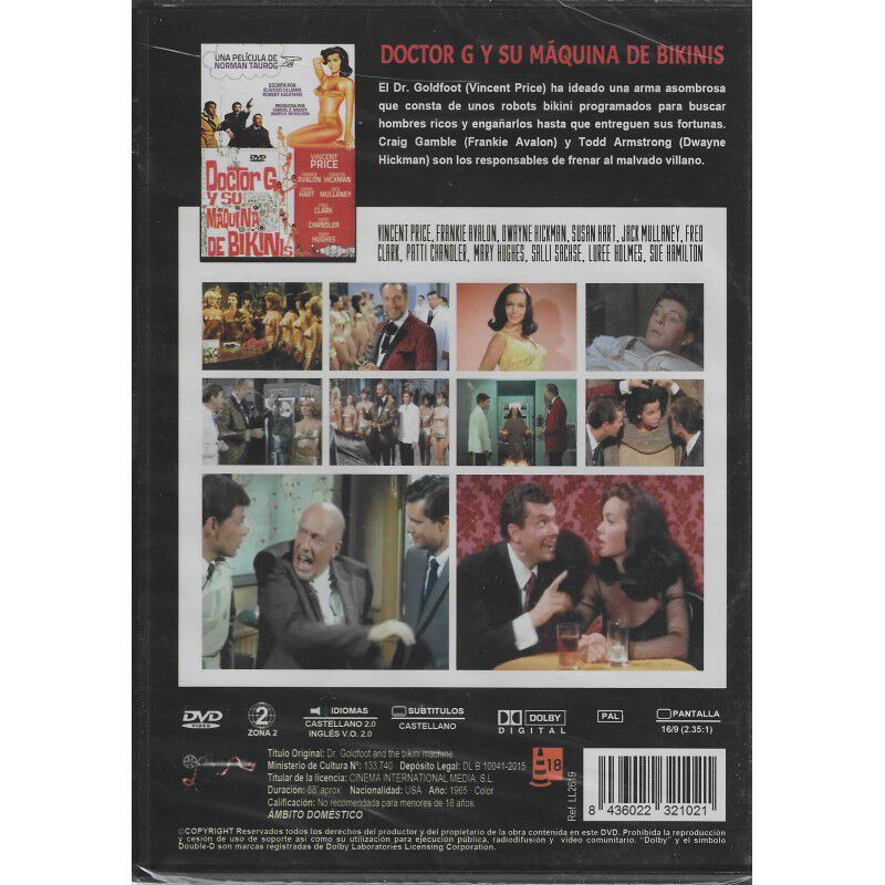 Doctor G y su M&aacute;quina de Bikinis [DVD] (1965) D... image number null