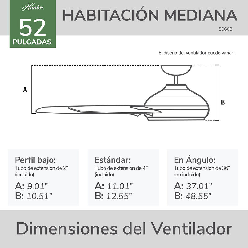 Ventilador De Techo Trimaran Exterior 52 Pulgad... image number null
