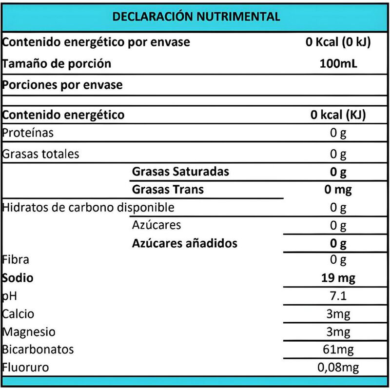 Agua Mineral Tehuac&aacute;n Con Gas Platino Pack 12 U... image number null