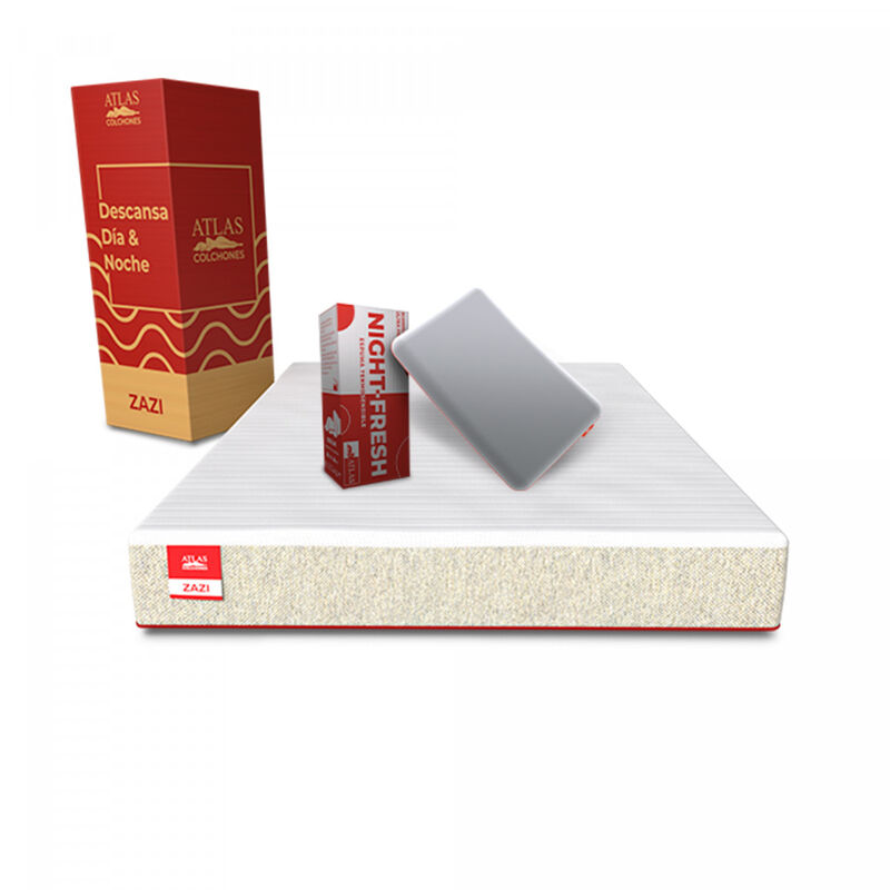 Colch&oacute;n Queen Size en Caja Zazi m&aacute;s Almohada de... image number null