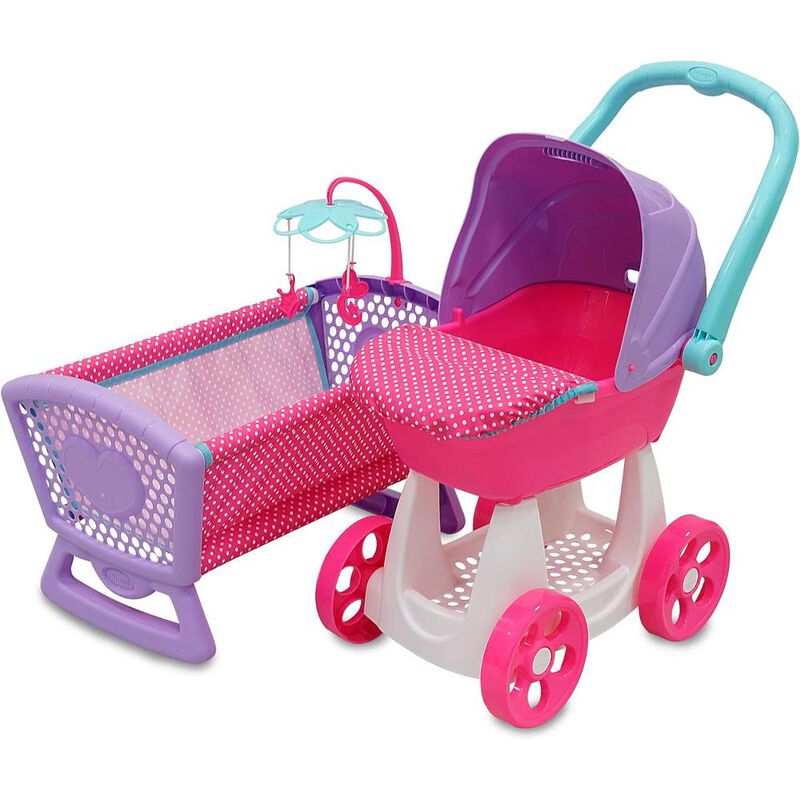 Carriola Mecedora Y Cuna Para Muñecas Prinsel R... image number null