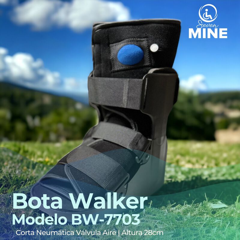Bota Walker Corta (28cm) Neumática Válvula Bw-7... image number null