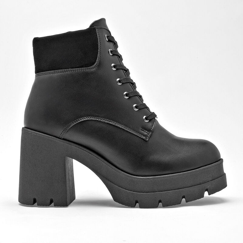 Lady One Bot&iacute;n para mujer negro image number null