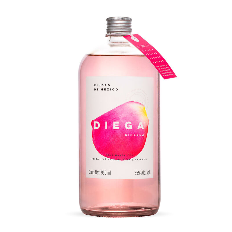 Ginebra Diega Rosa - 950ml image number null