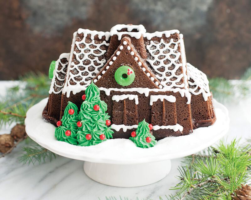 Bundt Pan Nordic Ware Gingerbread House, Alumin... image number null