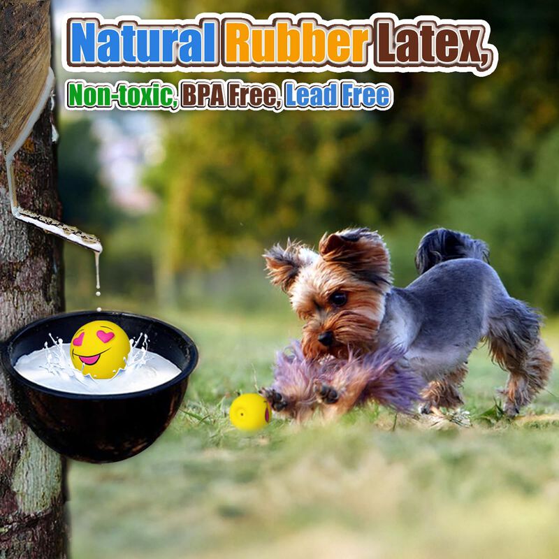 Bolas De L&aacute;tex Para Perros Holysteed 5 cm Con C... image number null