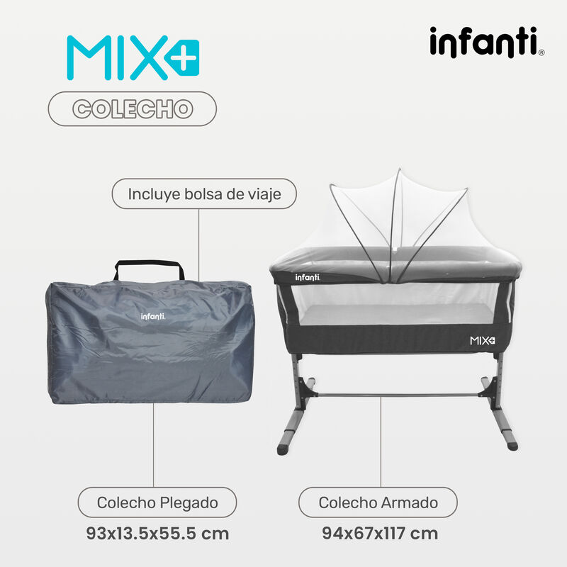 Cuna Colecho Mixx Gris image number null