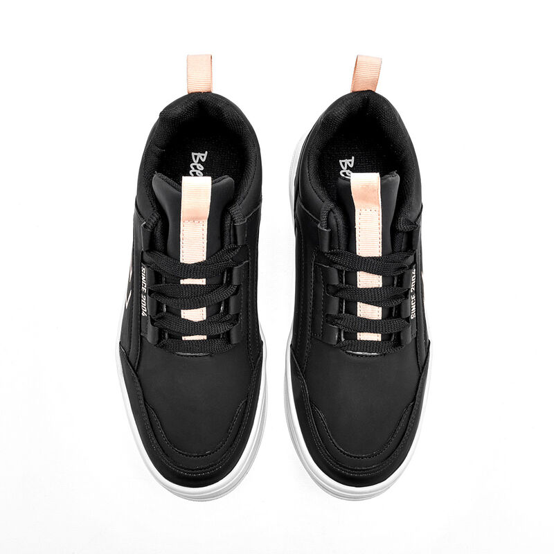 Been Class Tenis urbano para mujer negro rosa image number null