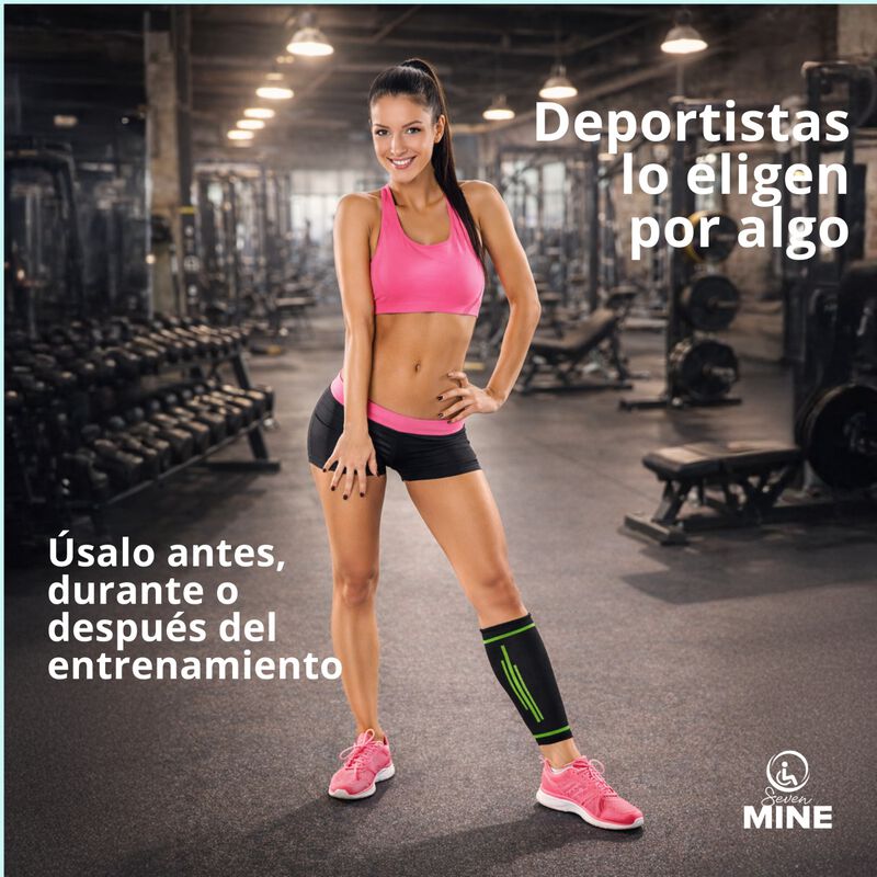 Soporte El&aacute;stico para Pantorrilla &ndash; Manga de Co... image number null