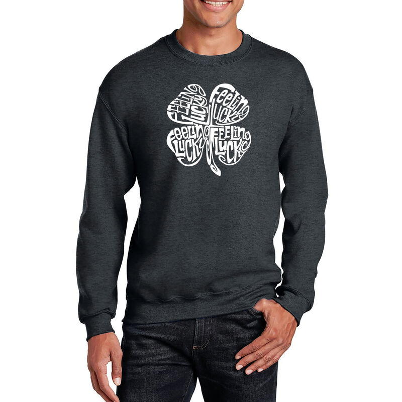 Sudadera De Cuello Redondo Word Art Para Hombre... image number null