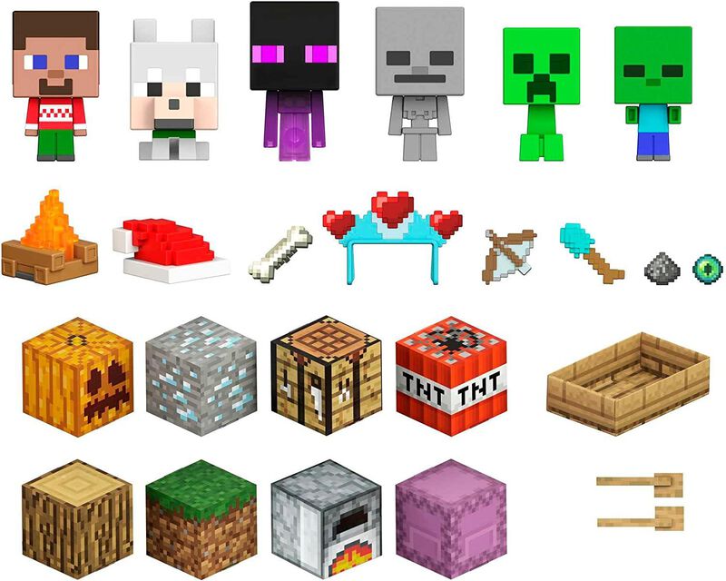 Minecraft Mob Head Minis Calendario De Adviento image number null