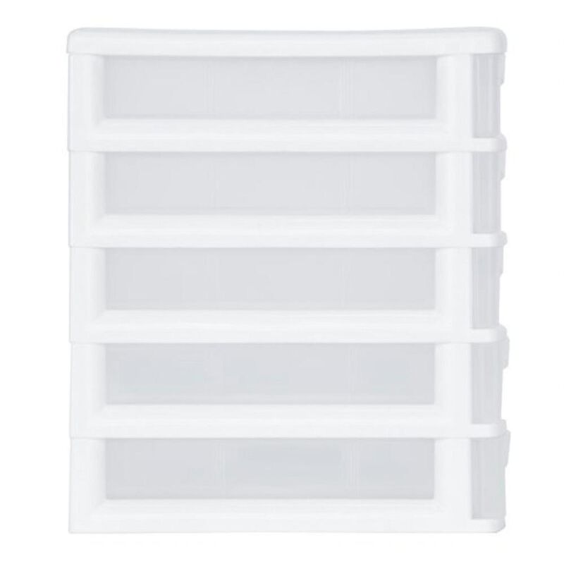 6 Mini Organizador Italhome 8105bl 5 Cajones 3 ... image number null