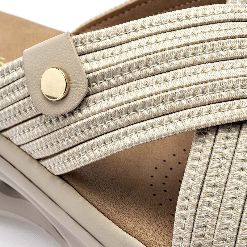 Been Class sandalia plataforma para mujer beige... image number null