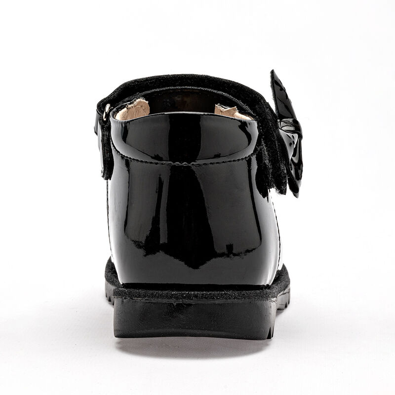 Coqueta Zapato Casual Para Ni&ntilde;a Negro Charol Co... image number null