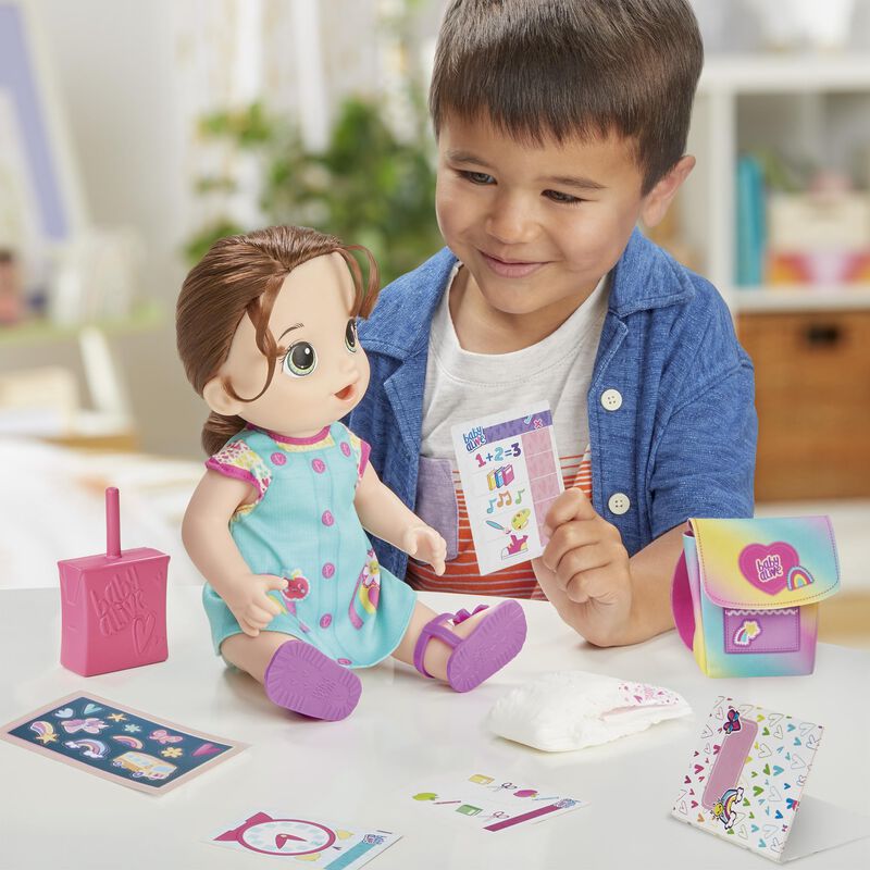 Mu&ntilde;eca Baby Alive Time Para La Escuela De 30 Cm... image number null