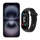 iPhone 16 256GB Negro E-SIM Nuevo + Brasalete Gen&eacute;rico