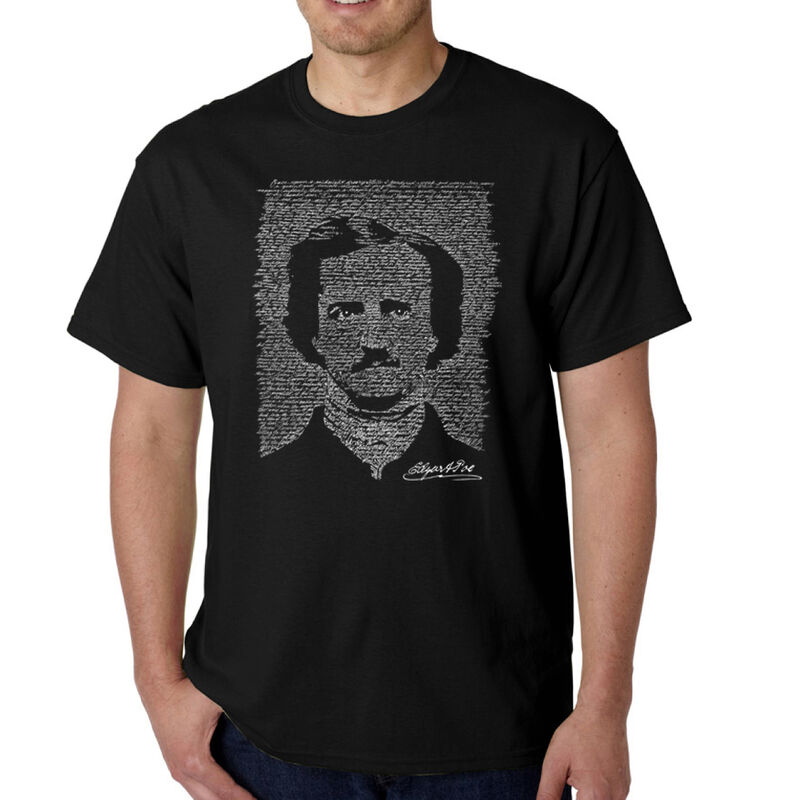 Camiseta Word Art Para Hombre - Edgar Allan Poe... image number null