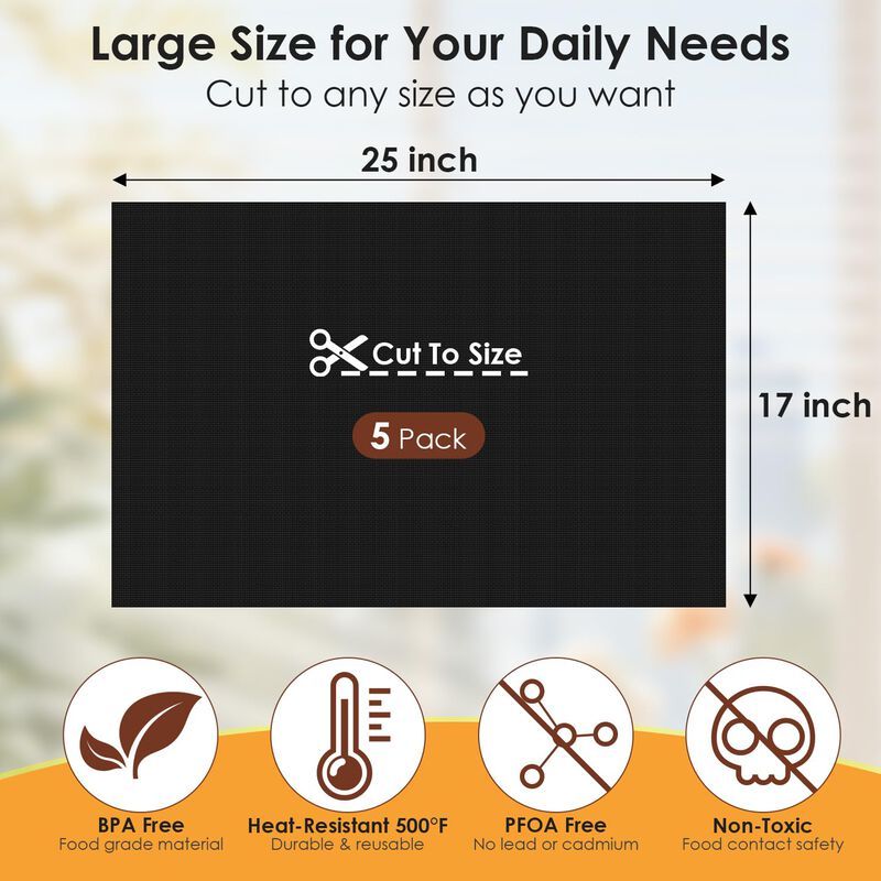 Forros Para Horno Hotec Pack De 5 43 x 64 cm An... image number null