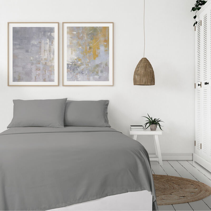 Juego de S&aacute;banas King Sumie Gris image number null