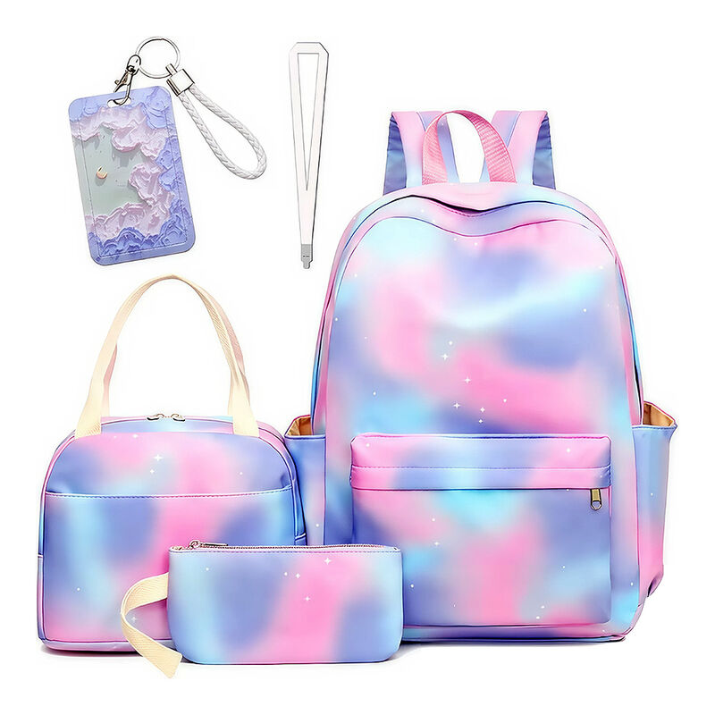 Mochila Escolar 6 en 1 para Ni&ntilde;a Primaria y Sec... image number null