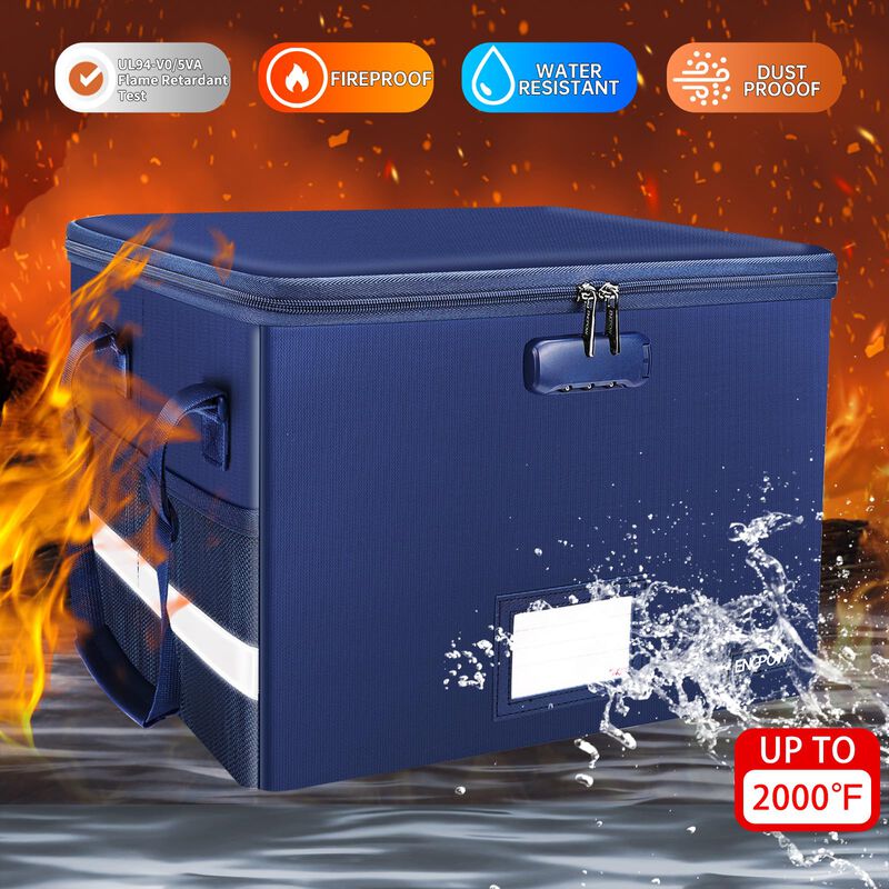 Caja De Archivos Engpow 39x31x25 Cm Ign&iacute;fuga Pl... image number null