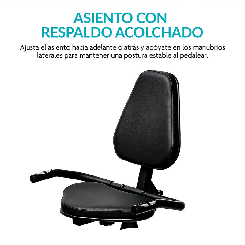 Bicicleta Est&aacute;tica Con Respaldo 8 Niveles Resis... image number null