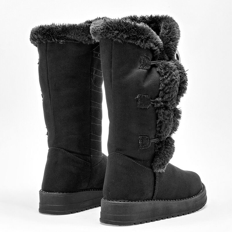 Rojo Cereza Bota para ni&ntilde;a. Negro image number null