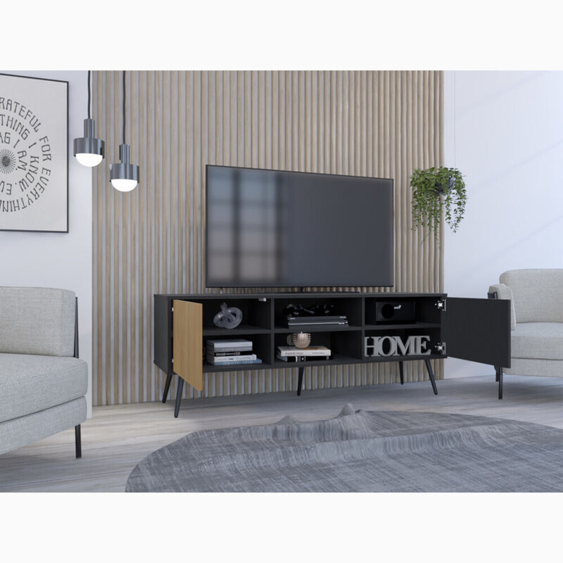 Rack para TV 65" Funes Eco 150 Wengue image number null