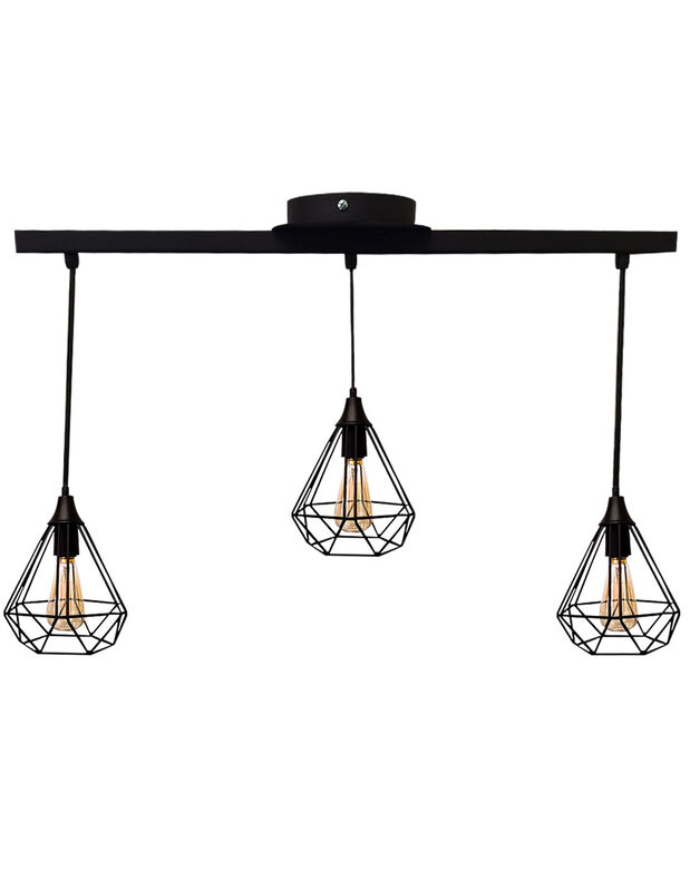 L&aacute;mpara  para Techo Ara&ntilde;a Triple Mil Luces image number null