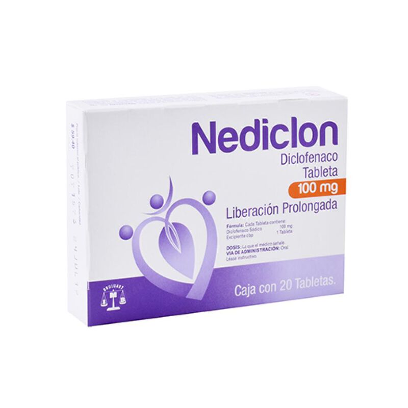 Nediclon 100 Mg 20 Tableta(s) image number null