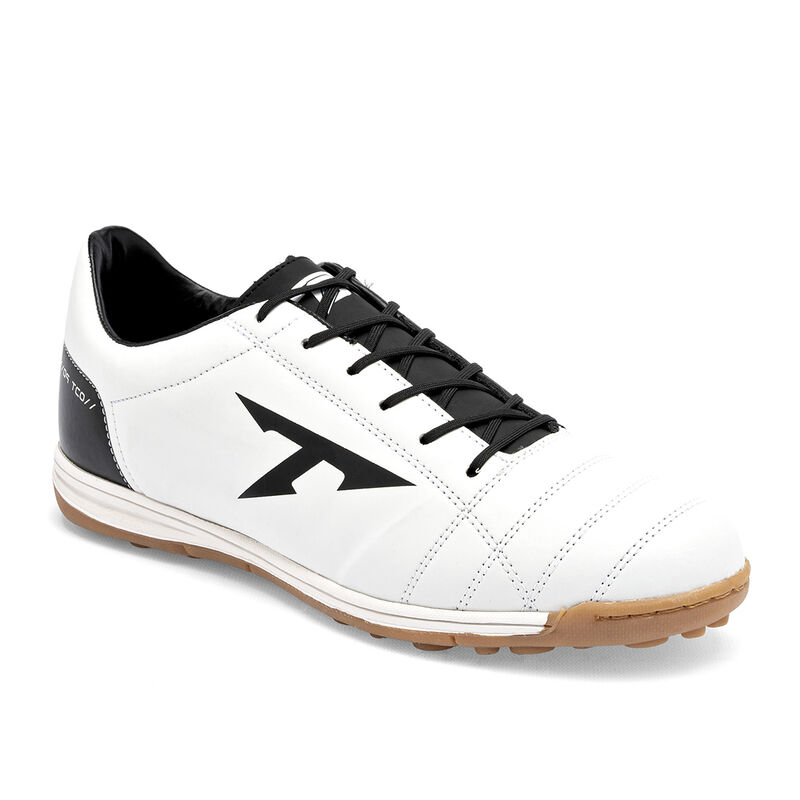 Trucco tenis de f&uacute;tbol para hombre blanco negro... image number null