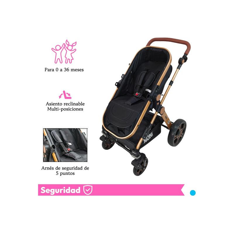 Carriola Multifuncional Plegable Con Respaldo R... image number null