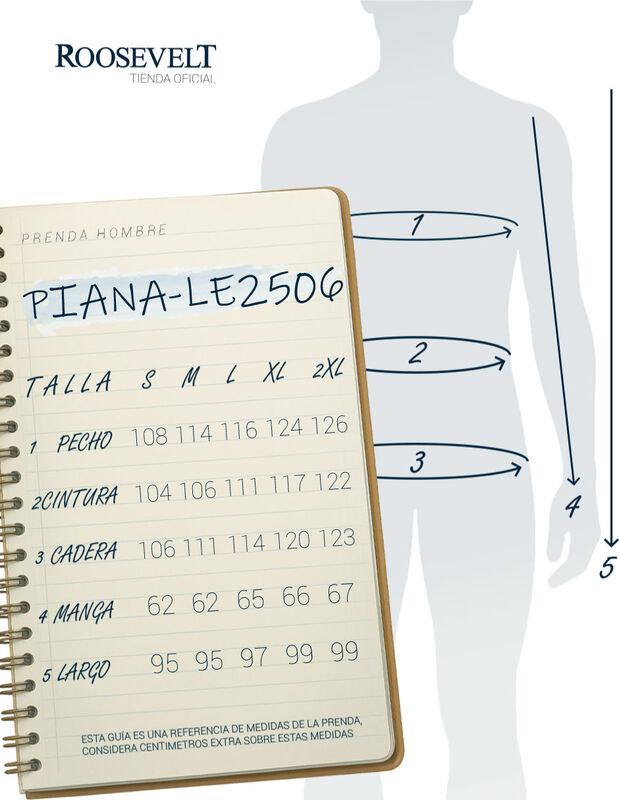 Abrigo Largo Hombre Gamuza Premium Negro Roosev... image number null