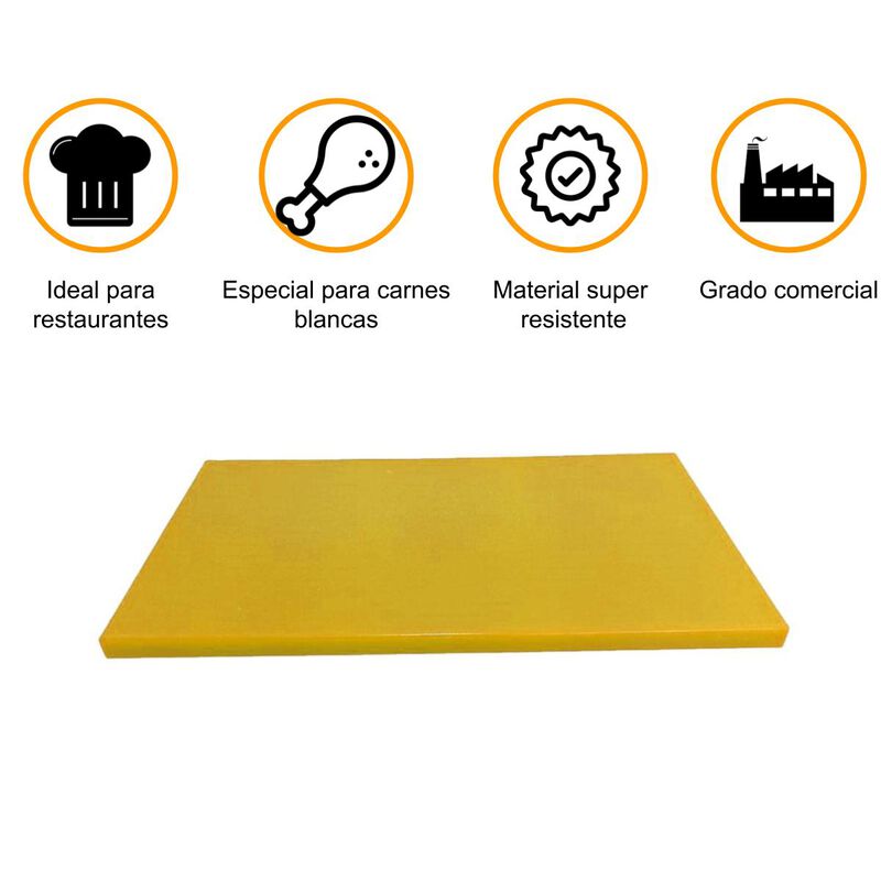 Tabla para picar amarilla Shorbull image number null