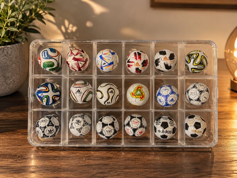 Set 18 Mini Balones Coleccionables Futbol Histo... image number null