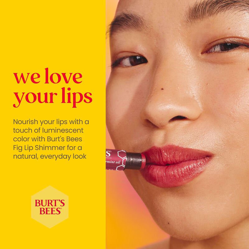 Set De B&aacute;lsamo Labial Burt's Bees Shimmer Fig L... image number null