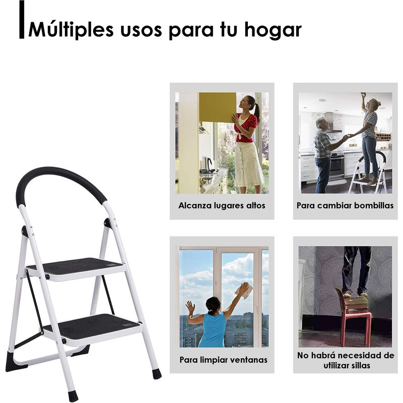 Escalera plegable 2 peldaños Aquila 150 Kg Anti... image number null